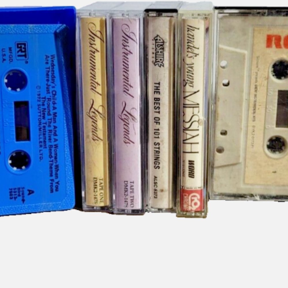 Cassette Tapes Bundle - Classical & Instrumental Music Variety - 6 Tapes
